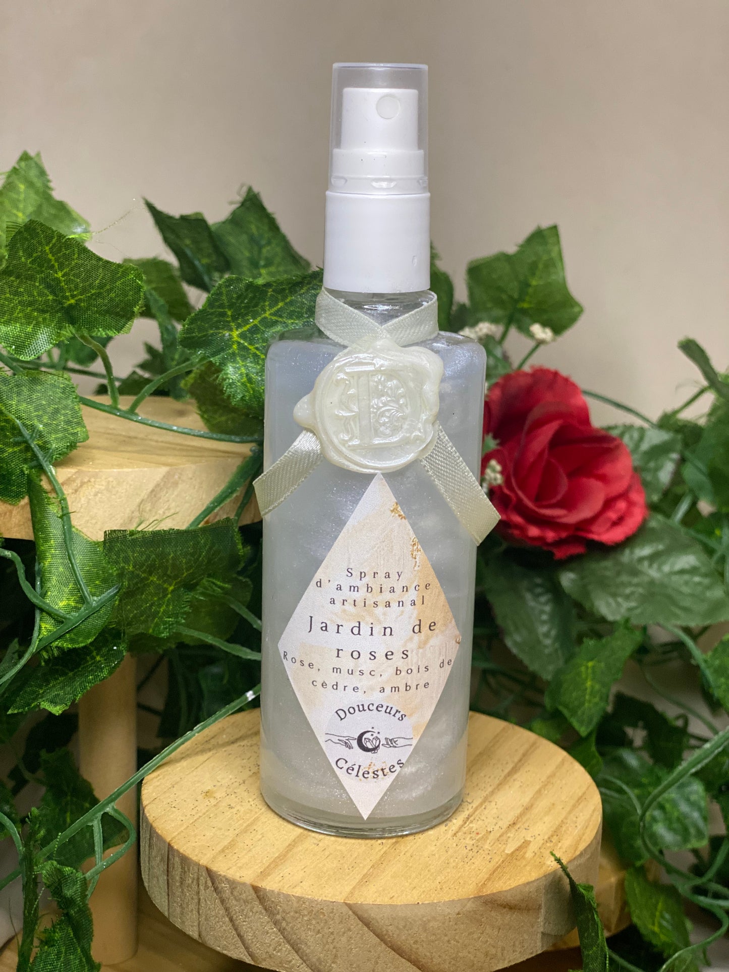 Spray d'ambiance artisanal ' Jardin de roses '