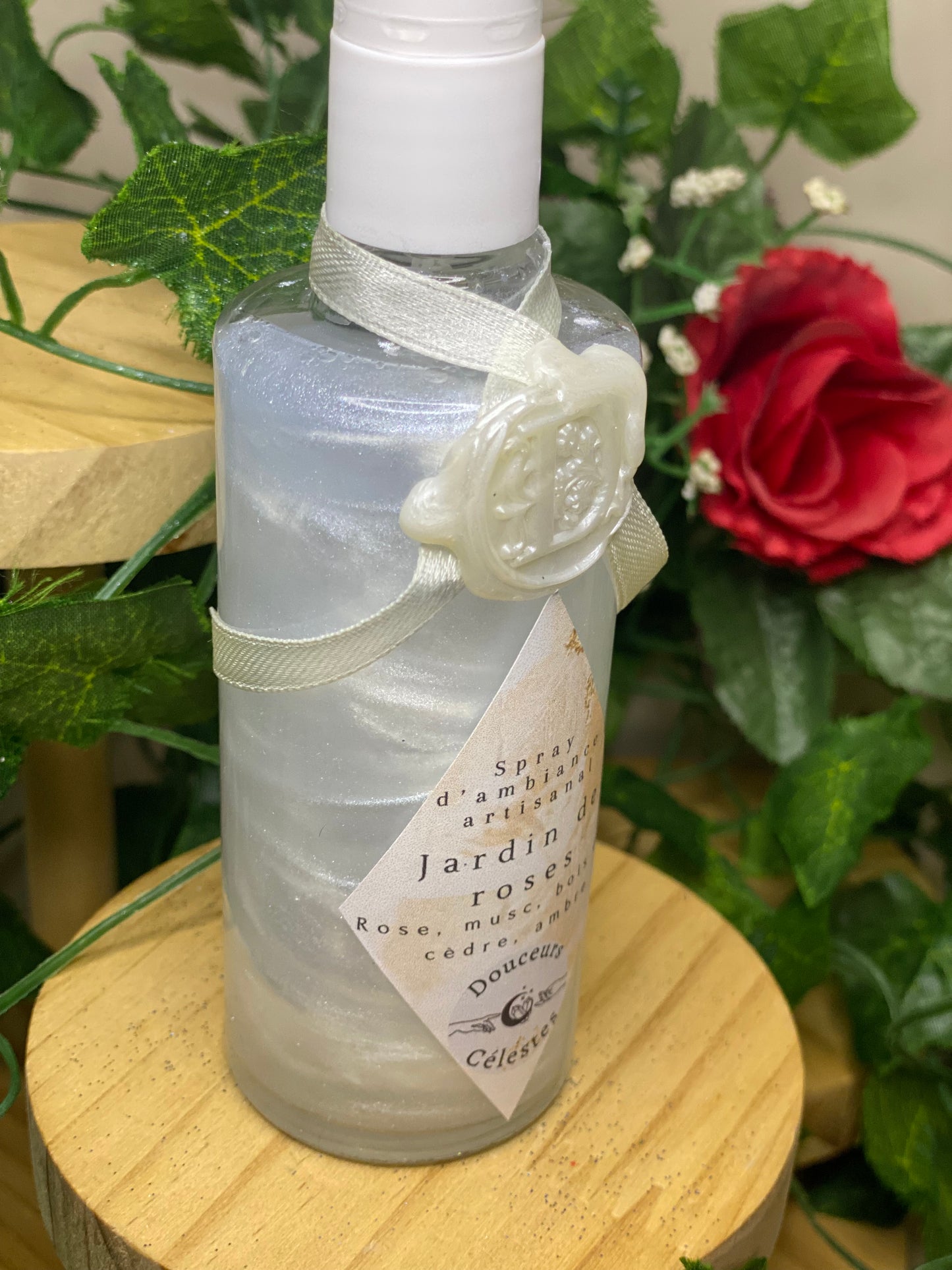 Spray d'ambiance artisanal ' Jardin de roses '