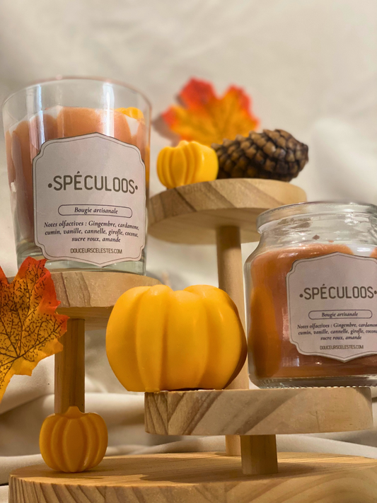 Bougie artisanale parfum spéculoos